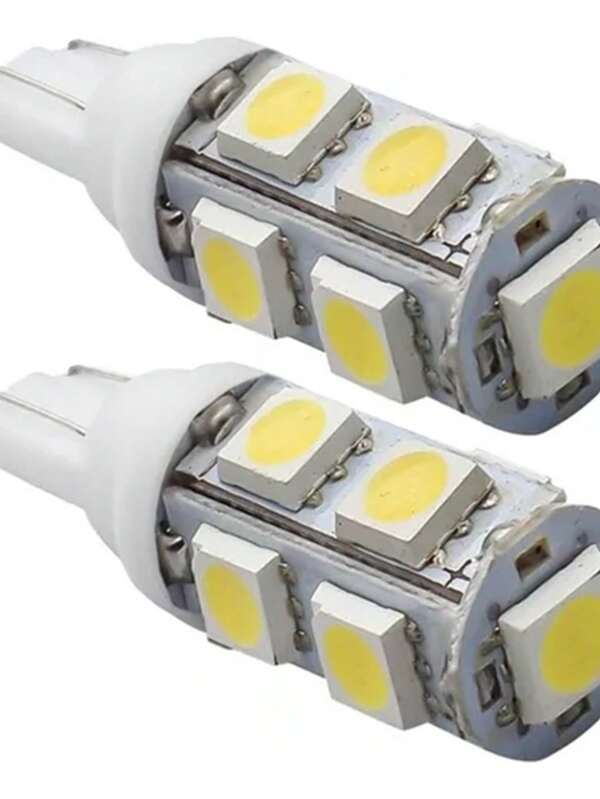 Par Lâmpada Pingo T10 9 Leds Farolete Lanterna Teto Placa