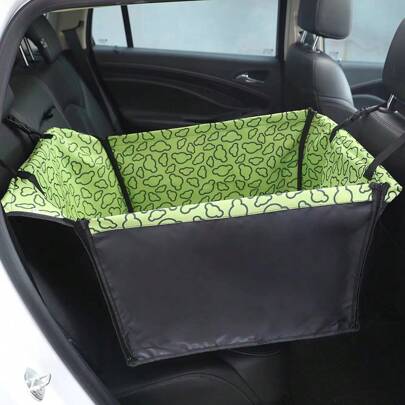 Capa de assento de carro para cachorro à prova d'água, dobrável e armazenável, dupla camada, espessada, almofada para animais de estimação, para caixa de carro