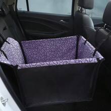 Cubierta impermeable para asiento de coche de perro, cojín acolchado para mascotas de doble capa y grosor, plegable y almacenable para jaula de coche