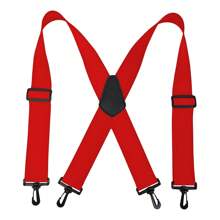 5cm Suspenders For Men Heavy Duty 4 Snap Hooks For Belt Loops Adjustable X Back - SDLB - View 8