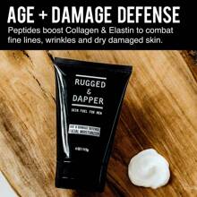 RUGGED & DAPPER - Age + Damage Defense Facial Moisturizer, Face Moisturizer For Men - 4 Ounces - màu đen - Xem 3