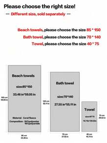 1/2/3pcs Polyester Stripe Bath Towel Or Hand Towel, Coral Fleece Soft Quick Dry Face Towel, Super Absorbent Microfiber Bath Towel, Suitable For Bathroom, Pool, Gym, Beach Home Bathroom Decor Fall Decor Back To School For Beauty Salon Home Bathroom