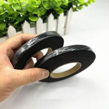 2入組1cm / 0.4in 寬度，60米長的雙面膠布，適用於衣服，縫邊膠帶，PA膠貼合布料，可用於綁定和熨燙窗簾、熔接補正布 - 白色 - 查看 4