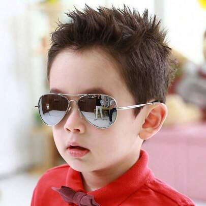 1PC Classic Children's Fashion Glasses, Color-Coated Fashion Glasses, Colorful Baby Fashion Glasses, Children's Glasses, Ideal For Children's Gifts