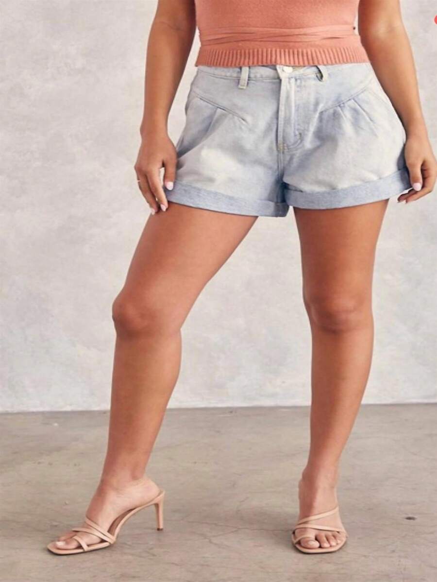 Idem Ditto Rolled Denim Short