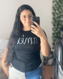 Women T-Shirts - 黑色 - 查看 2