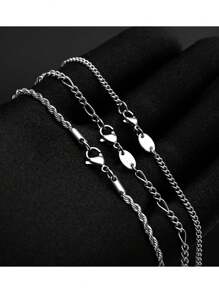 Chain Necklaces - Bạc - Xem 4