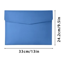 1 cái Hộp đựng hồ sơ di động cỡ lớn - Chất liệu PU, Thiết kế theo chiều dọc, Hoàn hảo cho các tài liệu A4, Không gian lưu trữ có thể mở rộng, Lý tưởng cho gia đình và văn phòng - A4 - Xem 4