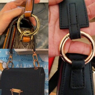 10pcs Metal Spring Keychain With Movable Split Ring, Metal Purse Bag Backpack Car Charm Xmas Gift, Key Chain Components For Clothing And Accessories, DIY Handbag Connector Clasp, Keychains
