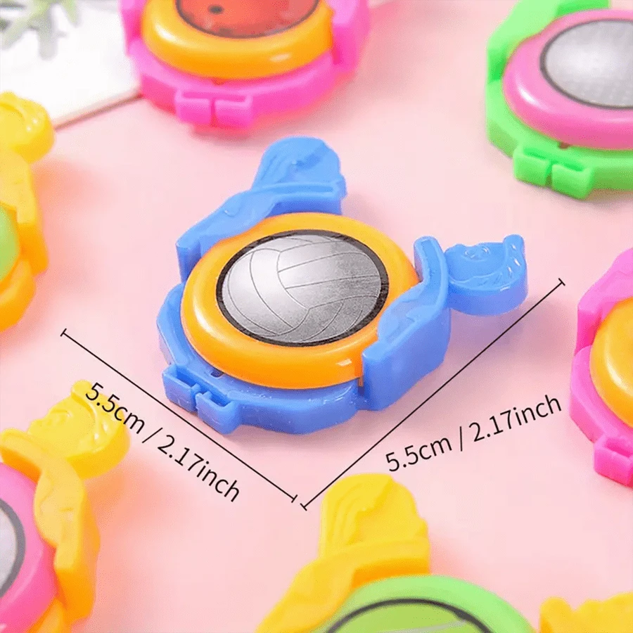 10pcs Random Color Flying Disc Launchers, Outdoor Soccer Disc Launcher ...