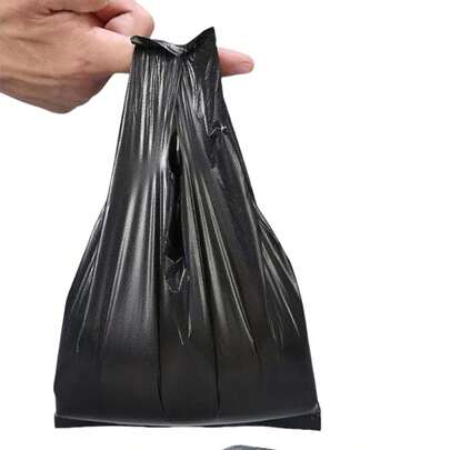 100pcs/Pack Disposable Trash Bags, Baby Diaper Disposal Bags, Portable Mini Car Garbage Bags, Suitable For Outdoor, Stroller, Desk, Kitchen, Living Room, Bathroom, Nursery Cleanup