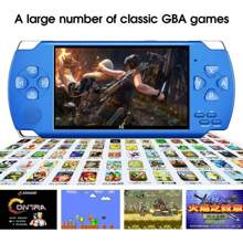 Handheld Game Console With 1200 Games Built-In 4.3-Inch HD Screen Retro Game System Support TV Output Portable Rechargeable Game Console With Dual Joysticks Best Gift For Kids And Adults (Blue) - Royal Blue - View 5