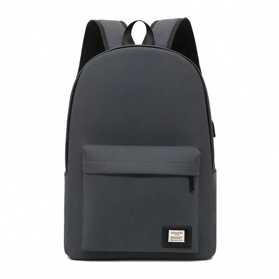 Leisure Backpack Lightweight College Laptop Backpack Waterproof Fitness Travel Backpack Leisure Backpack Minimalist Backpack Large Capacity Travel Backpack - 灰色 - 查看 1