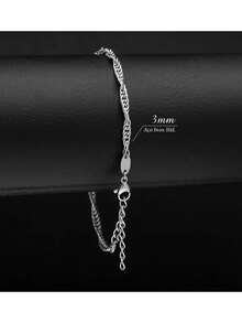 Men'S Necklace Sets - Bạc - Xem 3