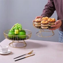 European Style Luxury Creative Fruit Plate, Home Living Room Candy Dessert Stand Snack Tray - Multicolor - View 12