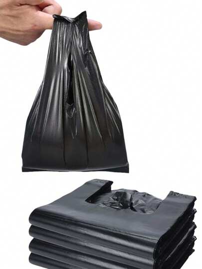 100pcs/Pack Disposable Trash Bags, Baby Diaper Disposal Bags, Portable Mini Car Garbage Bags, Suitable For Outdoor, Stroller, Desk, Kitchen, Living Room, Bathroom, Nursery Cleanup