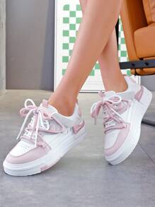 Giày thể thao nữ ngoài trời, Giày thể thao hợp thời trang, Giày trượt patin cho học sinh, Giày màu hồng, Giày thể thao nữ, Giày công sở, Giày thể thao ngoài trời nữ, Giày tập yoga, Giày dự tiệc nữ, Halloween - Hồng - Xem 5