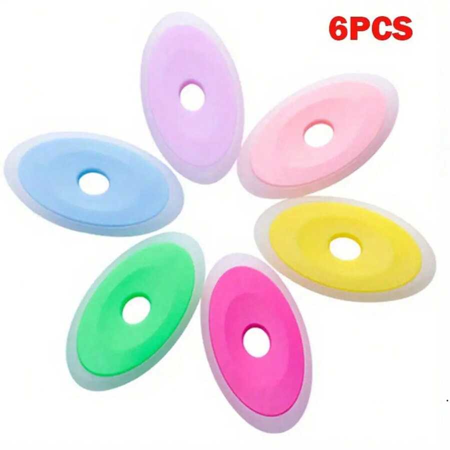 6 thanh xóa được nhạy cảm với nhiệt, tương thích với bút xóa được. Có thể sửa lỗi mà không làm hỏng giấy và có thể tái sử dụng. - Nhiều màu - Xem 1
