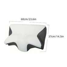 Memory Foam Neck Pillow,Soft Comfortable Contour Sleep Pillow For Summer Daily Use,Side Sleeper Pillows, Bed Neck Pillow For Side Back Sleepers, Bedroom Accessories - Xám - Xem 2