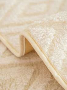 1入組毛絨沙發坐墊，厚實保暖，現代簡約設計，全季節適用，防滑，可機洗，防塵，防污，不褪色及脫落，適用於L型及1/2/3/4人位沙發，適用於秋冬季節 - 米色 - 查看 8