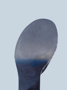 Geriger Gegallel Gold  Snake Print High Heels Summer - Gold - View 6