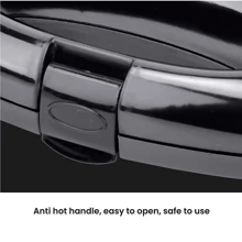 熱狗轉輪烤爐電動熱狗腸機，小型烤香腸，帶有自動溫控，多功能750W雙面加熱 - 查看 7