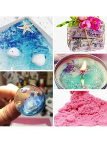 20/12/5/2色閃爍環氧樹脂結晶粉末色素套裝-璀璨珍珠光澤色，適用於樹脂藝術、製作蠟燭、史萊姆等-20毫升瓶裝，創意混合工藝套裝