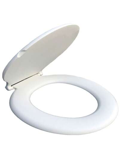 Assento Sanitário Tampa para Vaso Universal Branca Alumasa com Parafuso de Fixação Super Resistente