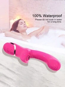 2 en 1 Vibrador clitoriano, juguetes sexuales para mujeres, estimulador oral del clítoris y del punto G, masturbación vaginal, para adultos mayores de 18 años