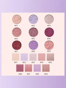 Zeesea Alice Dreamland 9 Colors Eyeshadow -Palette Easy Makeup And Smudge,Long Lasting Eyeshadow Palette