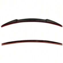 For 2014 - 2020 Audi A3 / A3 Quattro / S3 / RS3 Sedan V-Type Real Carbon Fiber Rear Trunk Spoiler (Don't Not Fit Convertible Or Wagon Models)