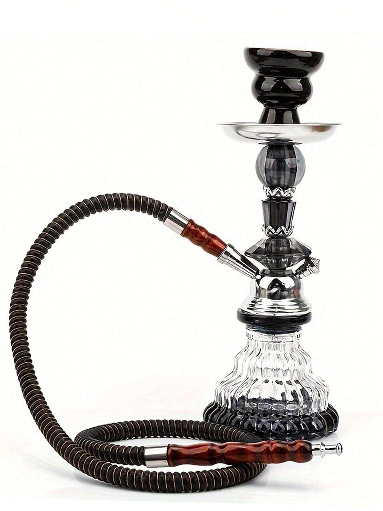 Authentic Factory CrossBorder Spot Small SingleTube Arabic Hookah Full Set Glass Shisha