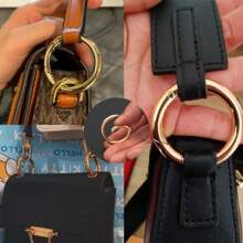 10 chiếc móc khóa lò xo kim loại có vòng chia di động, móc khóa xe hơi ba lô túi xách bằng kim loại quà tặng Giáng sinh, linh kiện móc khóa cho quần áo và phụ kiện, móc khóa kết nối túi xách tự làm, móc khóa - Nhiều màu - Xem 3