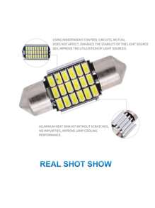 Lâmpada Led Cob Torpedo Led Cree Canbus Canceller Teto Placa - 31mm - Visão 3