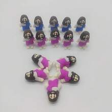 24入組彩色小耶穌塑像，批發耶穌玩具禮品，經典嬰孩耶穌基督救主娃娃，復活節裝飾、裝備，派對禮品 - 彩色 - 查看 6