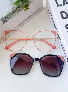 Fashion Glasses - Màu Đỏ Sâu - Xem 1