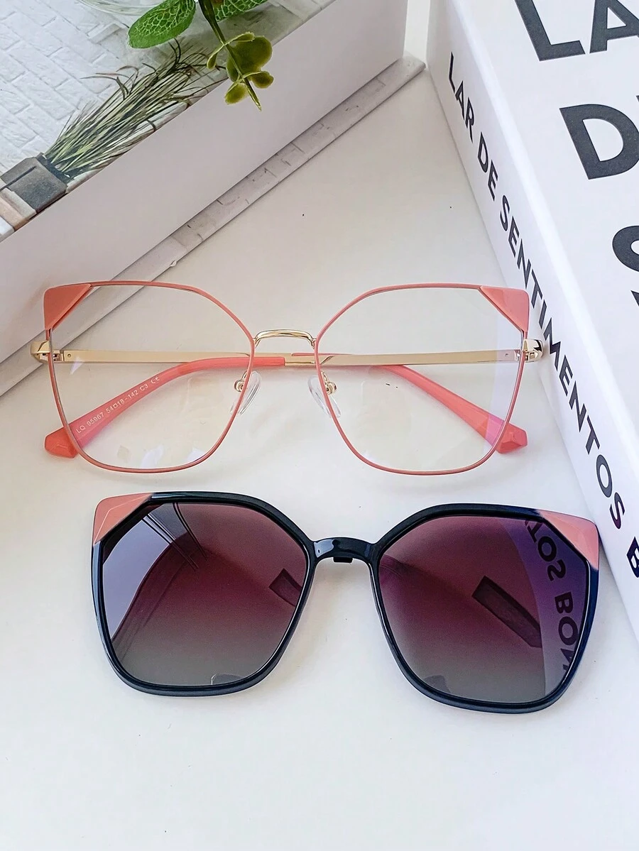 Fashion Glasses - Màu Đỏ Sâu - Xem 1