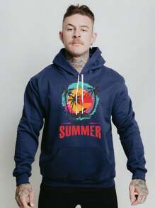 Men Sweatshirts - 藏蓝色 - 查看 1