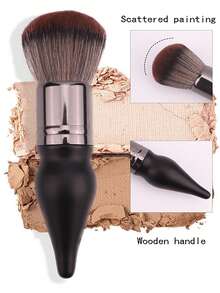 1 件葫芦形散粉刷，黑色 - 黑色 - 查看 2