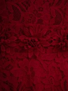 Women Midi Dresses - 紅木色 - 查看 3