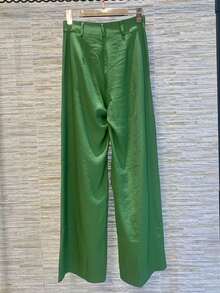 Women Pants - 橄欖綠 - 查看 5