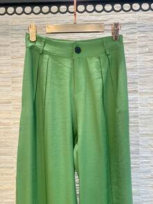 Women Pants - 橄欖綠 - 查看 2