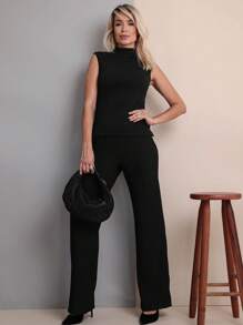 Women Two-Piece Outfits - 黑色 - 查看 5