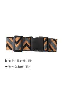 1 件旅行行李带可调节密码锁打包带行李安全锁防盗行李带捆绑带打包带适用于学生行李带行李包装带行李绳带扣适用于旅行航班商务旅行适用于行李箱行李箱背包行李袋适用于学校用品学校用品