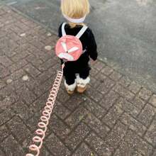 Bebamour Animal Toddler Backpack With Reins Mini Bag With Safety Leash For Children Portable Backpack Rucksack With Safety Harness For Boys And Girls, Orange - Burnt Orange - View 8
