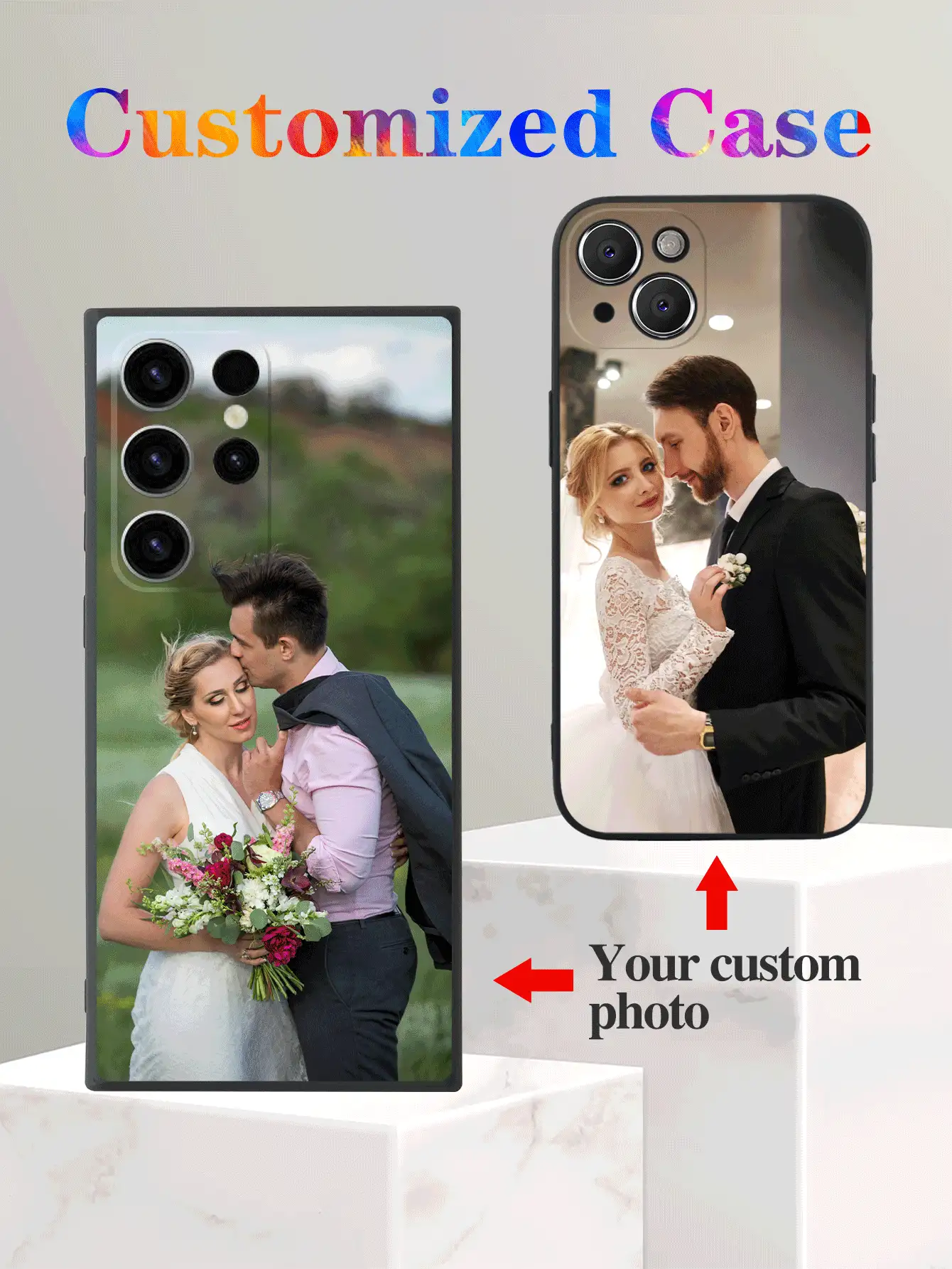 Customized Matte Soft Full-Body Anti-Fall Protective Phone Case With High-Definition Film Photo - Suitable For IPhone 7P, XR, 11, 12, 13, 14, 15, 16 Pro Max, S22, S23, S24, S25 Ultra, A13, A14, A15, A16, A53, A54, A55, A56, A05, A04 - Featuring Daily, Couple, Family, Pet, Travel, And Friendship Photos