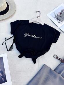 Women T-Shirts - màu đen - Xem 2