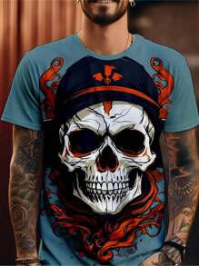 Men T-Shirts - 灰色 - 查看 1