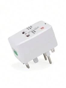 Adaptador Tomada Universal Internacional Viagem bivilt - Multicolorido - Visão 5