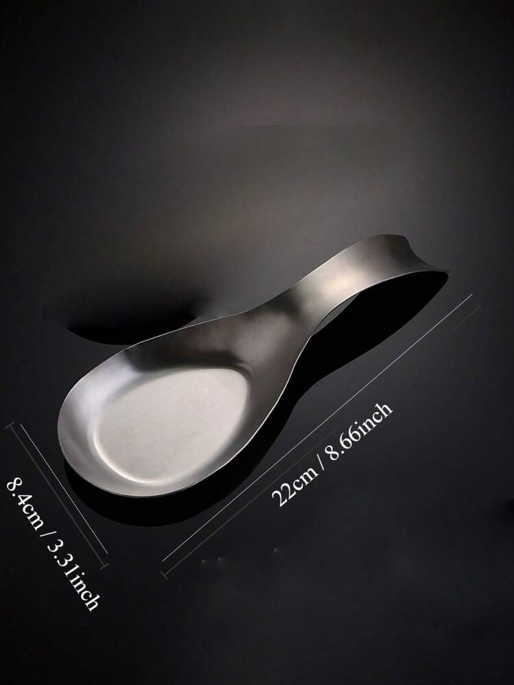 1/2/3 piezas Soporte para cucharas en forma de pez hecho de acero inoxidable, rejilla para utensilios de cocina, bandeja para cucharones de hotel, restaurante y hogar, set de organizador de cucharas para buffet, regalo de Navidad - Plateado - Añade 2